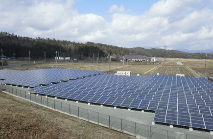 写真：太陽光発電施工例